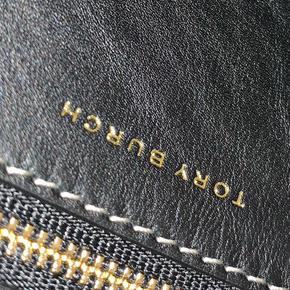 Tory Burch Lee Radziwill Double Tan Pebbled Leather Small Satchel/Shoulder Bag - Picture 16 of 16